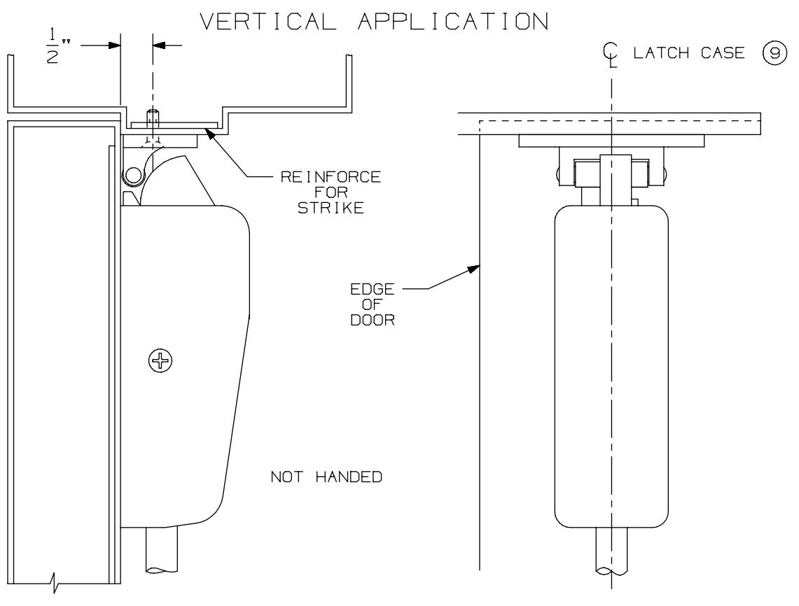 Von Duprin 299 Strike Used with 88 Rim, E88 Rim, 8827 For Metal Applications Template image on page 1