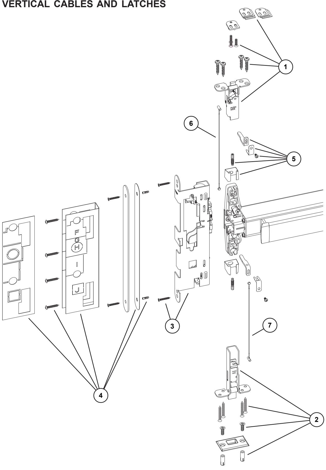 Von Duprin 33 3547A and 33 3549A Series Exit Devices Parts Manual 105676 image on page 12