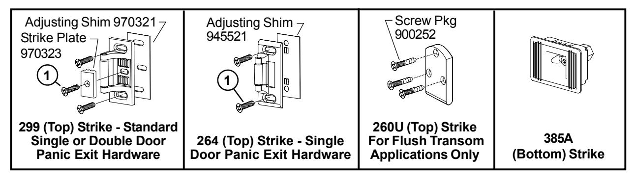 Von Duprin 3327A 3527A Series Exit Devices Parts Manual 108718 diagram on page 3