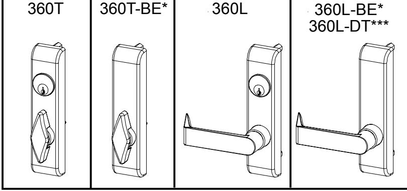 Von Duprin 3327A 3527A Series Exit Devices Parts Manual 108718 image on page 3