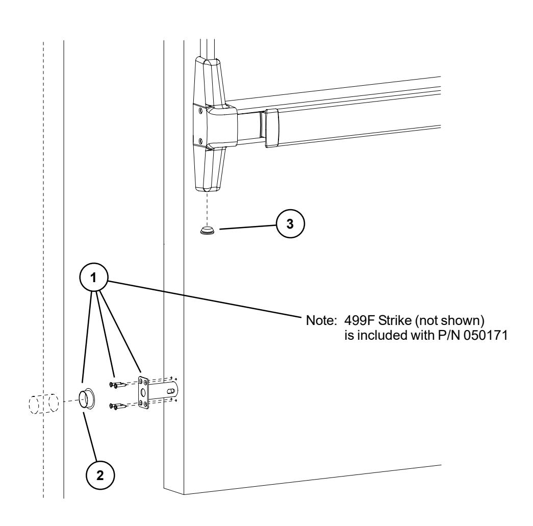 Von Duprin 3327A 3527A Series Exit Devices Parts Manual 108718 image on page 8