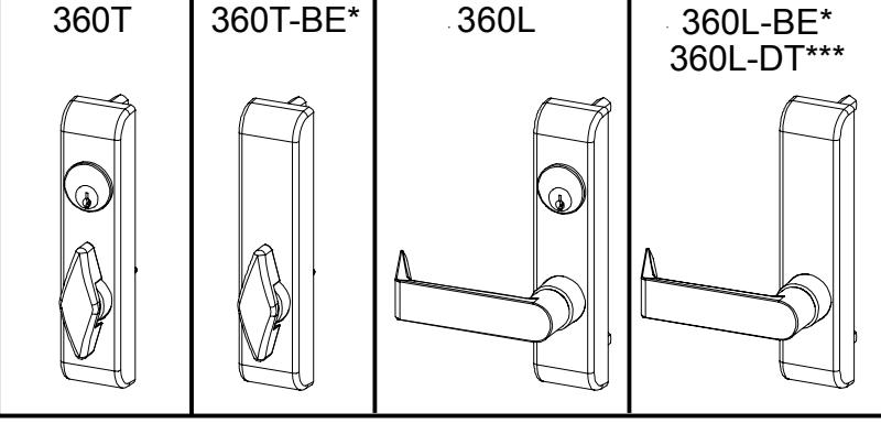 Von Duprin 33A 35A Series Rim Exit Devices Parts Manual 108717 image on page 3