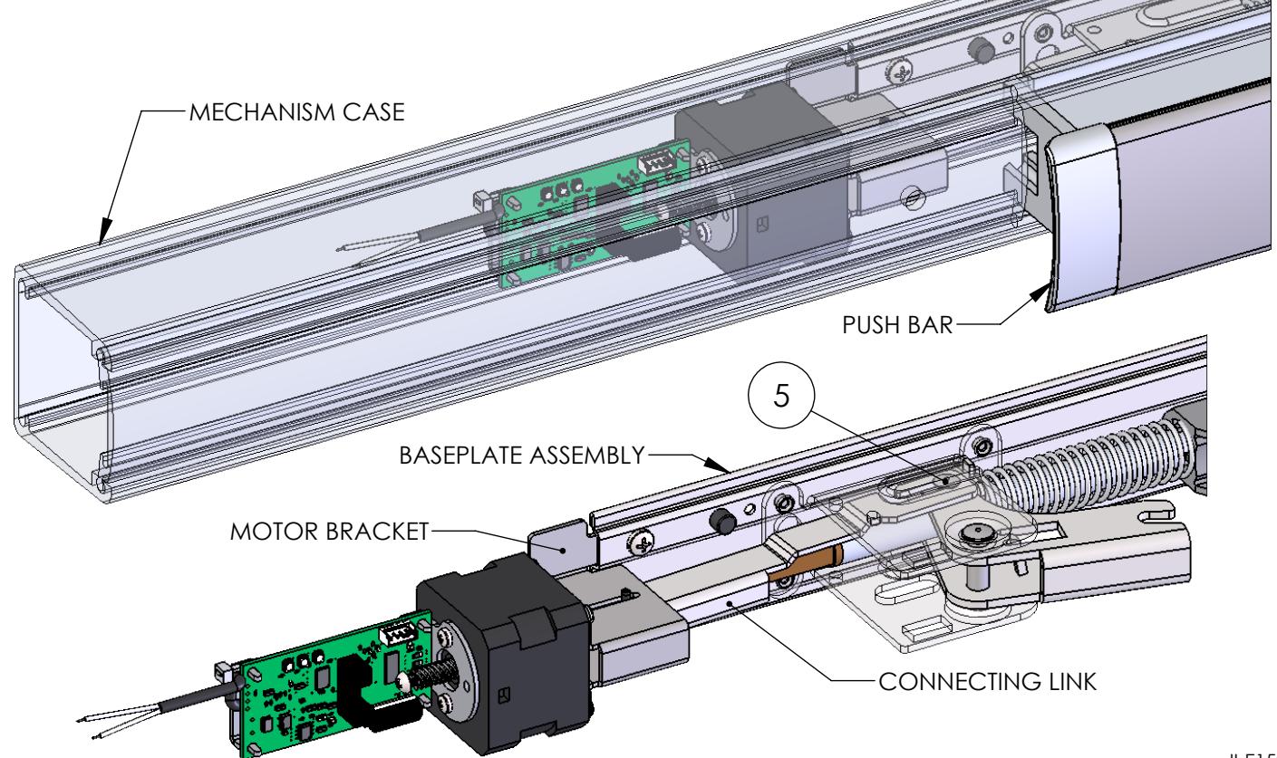 Von Duprin 33A 35A and 98 99 Series Electric Exit Device Kit Installation Instructions diagram on page 1