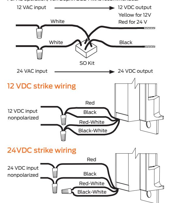 Von Duprin 5100 Series Electric Strike Data Sheet 105009 diagram on page 2