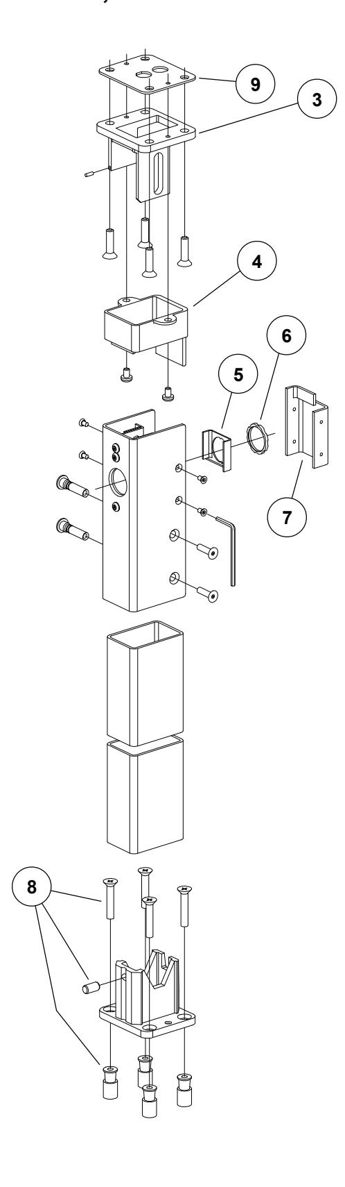 Von Duprin 54 Series Mullions Parts Manual 108723 image on page 16