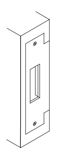 Von Duprin 575-2 Strike For 98 and 99 Series Exit Device Metal Door Template image on page 1