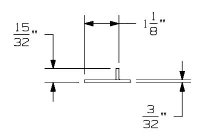 Von Duprin 575-2 Strike For 98 and 99 Series Exit Device Metal Door Template image on page 1
