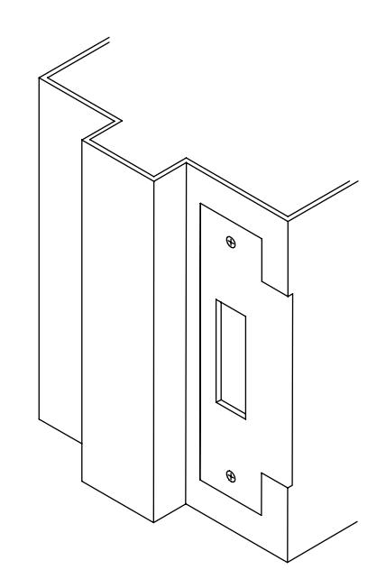 Von Duprin 575 Sgl Door Strike Used with 8875, 8875-F, E8875, E8875-F For Metal Applications Template image on page 1
