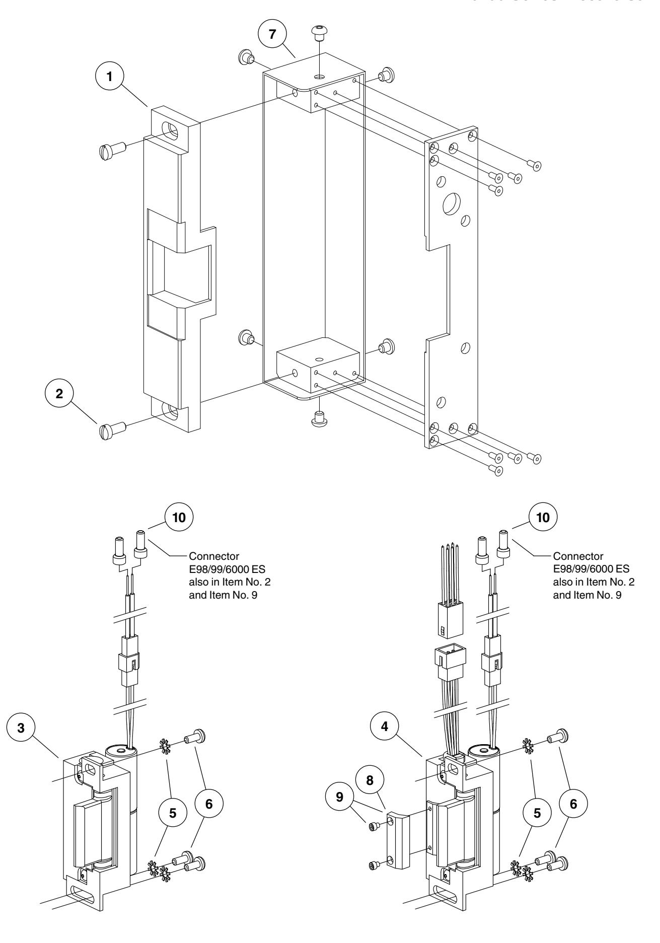 Von Duprin 6000 Series Electric Strikes Parts Manual 108727 image on page 15