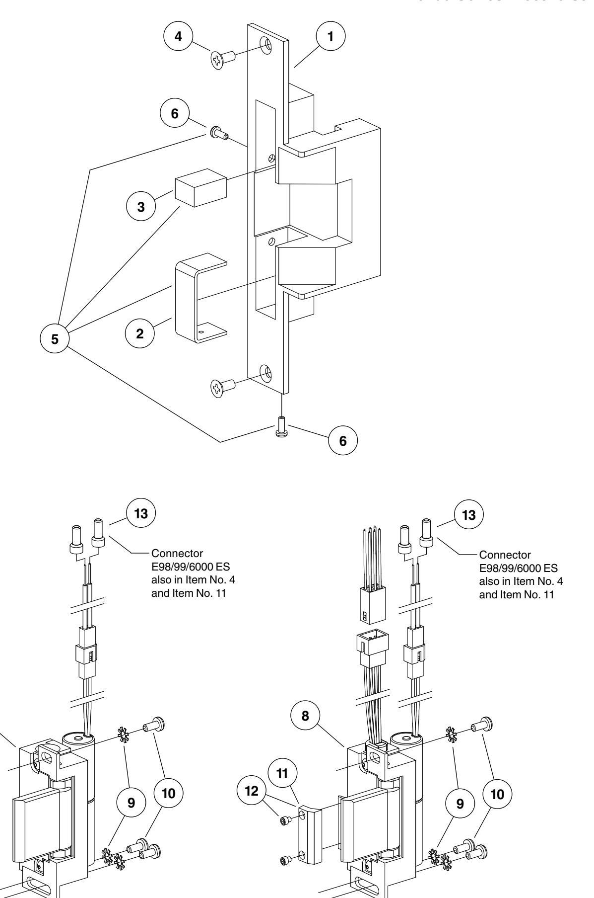 Von Duprin 6000 Series Electric Strikes Parts Manual 108727 image on page 33