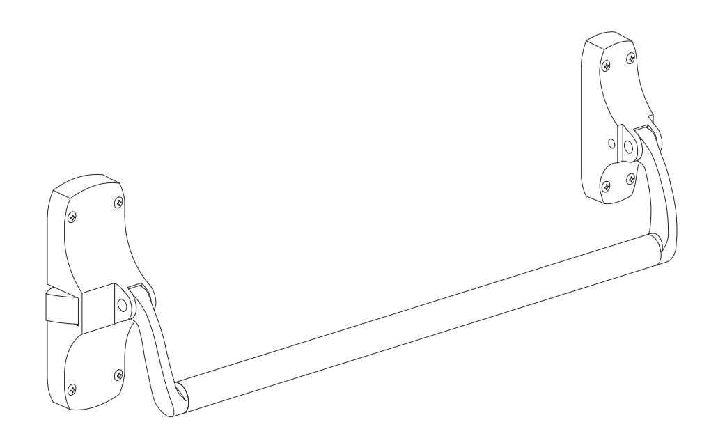 Von Duprin 88 Rim Series Exit Devices Parts Manual 108719 image on page 1