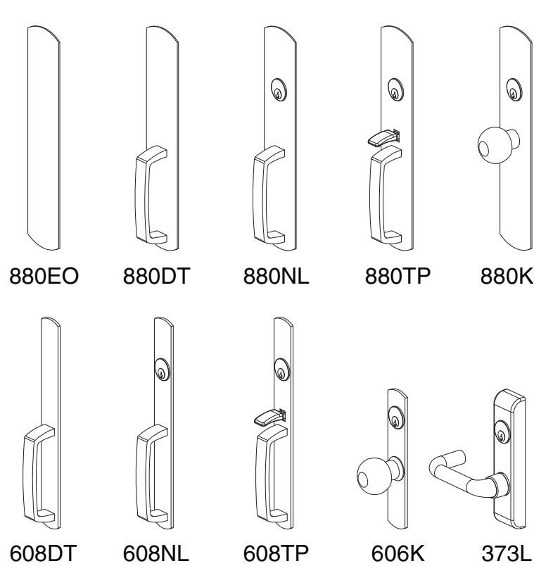 Von Duprin 88 Rim Series Exit Devices Parts Manual 108719 image on page 3