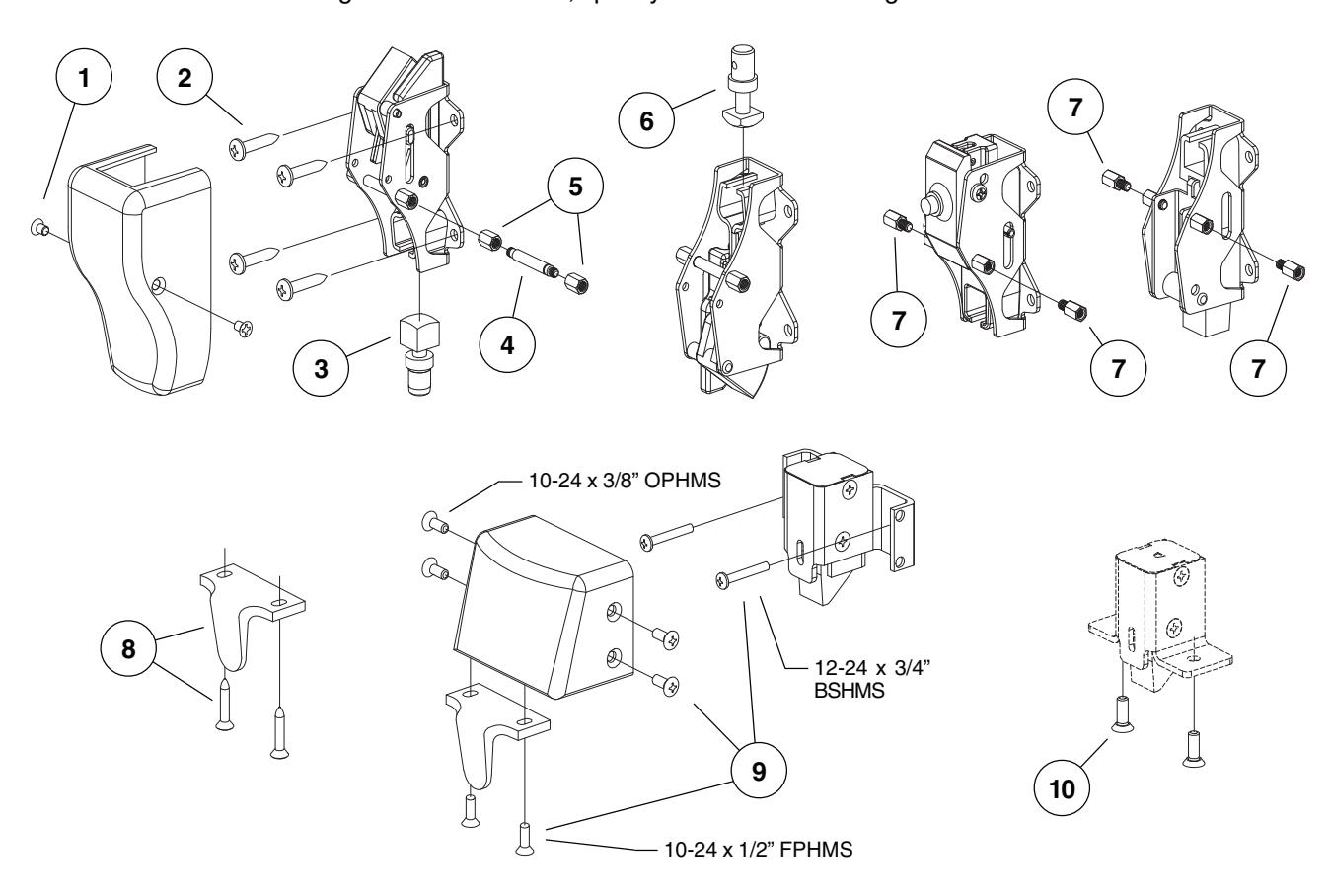 Von Duprin 8827 Surface Vertical Rod Series Exit Devices Parts Manual 108721 image on page 14