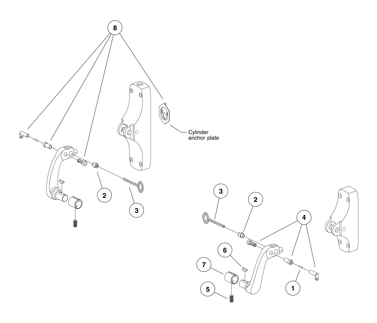Von Duprin 8827 Surface Vertical Rod Series Exit Devices Parts Manual 108721 image on page 6