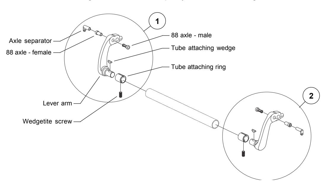 Von Duprin 8847 F Concealed Vertical Rod Exit Device Parts Manual 107097 image on page 4