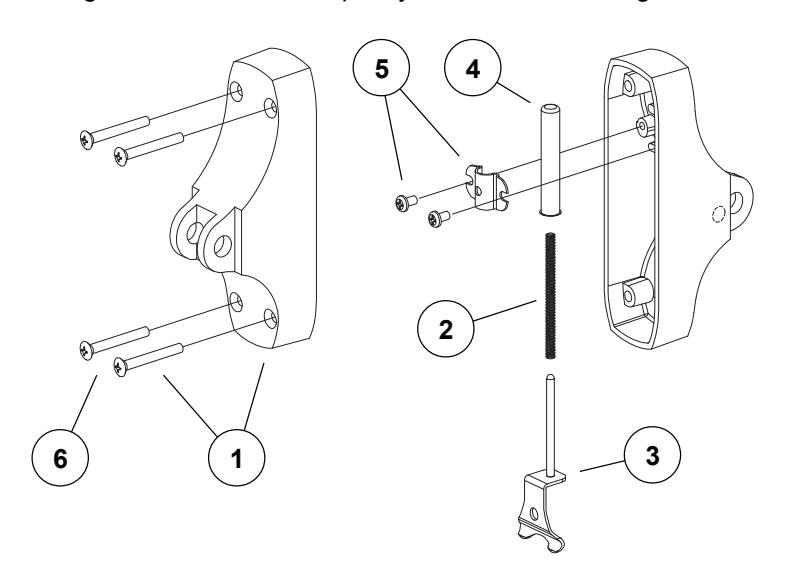Von Duprin 8847 F Concealed Vertical Rod Exit Device Parts Manual 107097 image on page 6