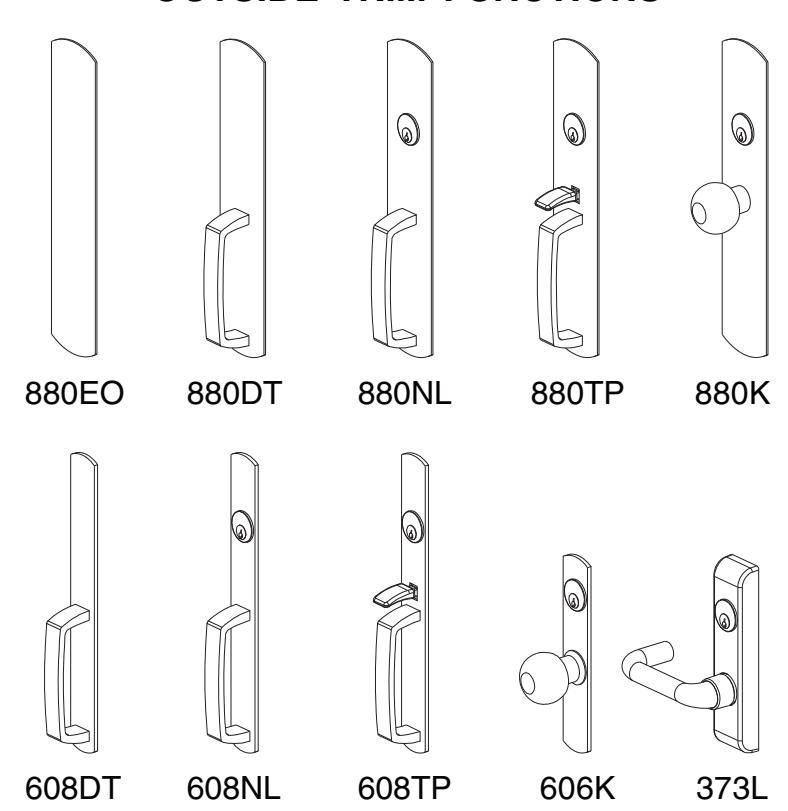Von Duprin 8875 Mortise Lock Series Exit Devices Parts Manual 108722 image on page 3