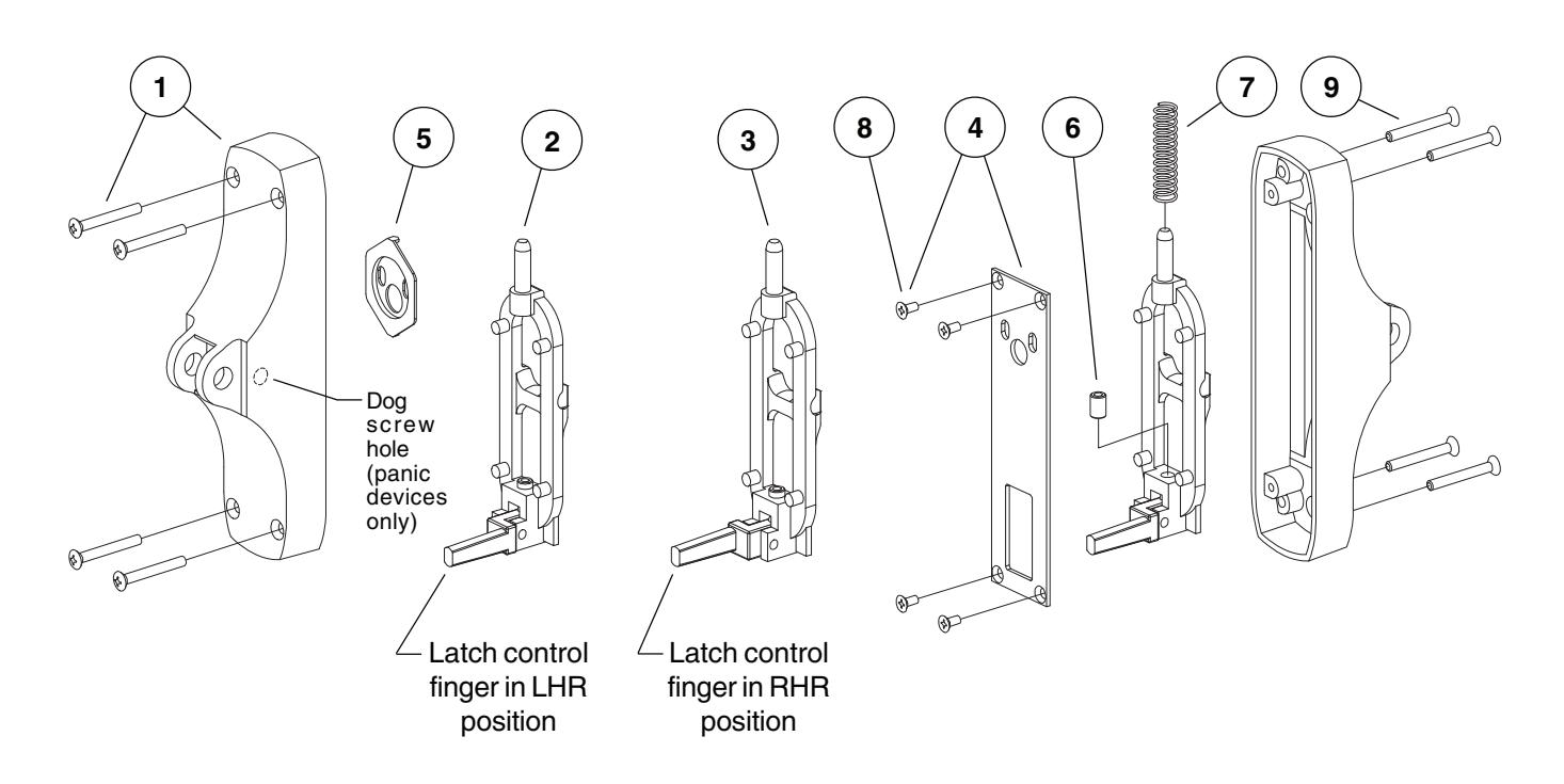 Von Duprin 8875 Mortise Lock Series Exit Devices Parts Manual 108722 image on page 8