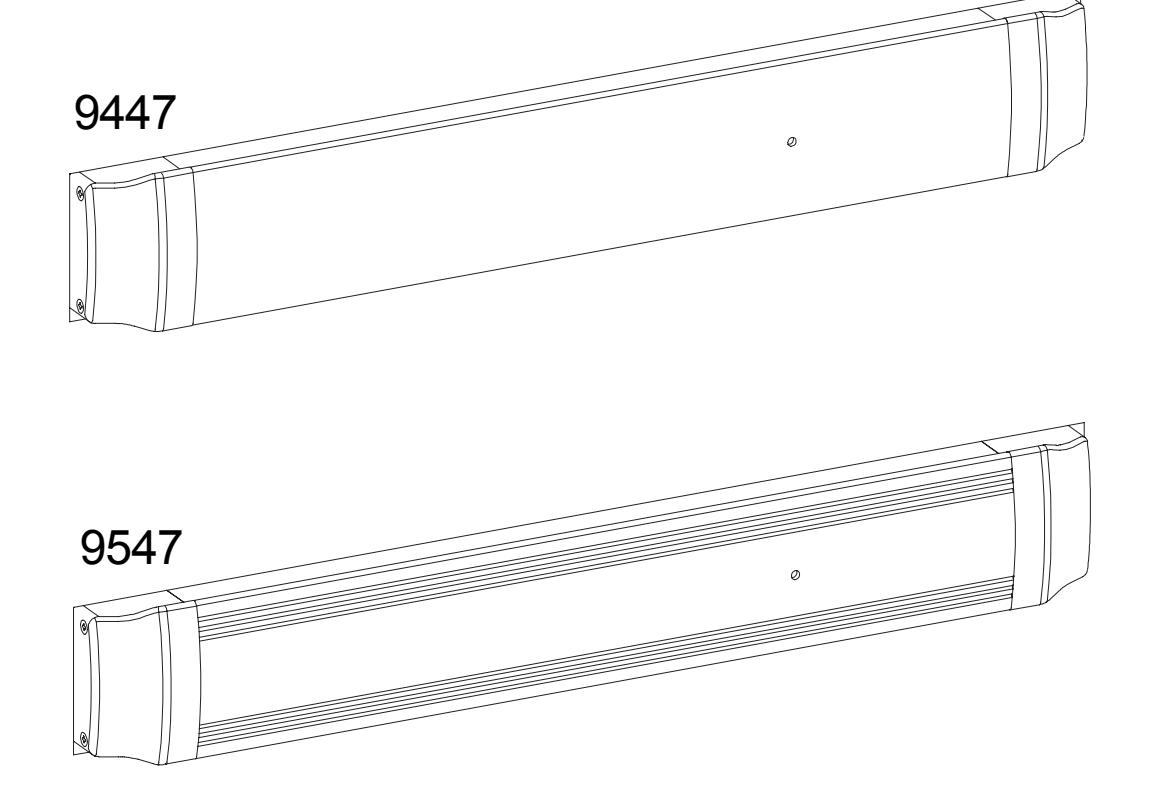 Von Duprin 94 9547 Series Recessed Exit Devices Parts Manual 108463 diagram on page 1
