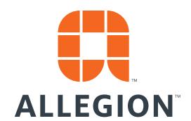 Von Duprin 98-99 Series Exit Device Wood Door Template Index image on page 1