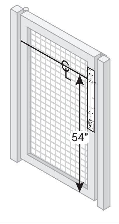 Von Duprin 98-9952 Exterior Gate Exit Device Installation Instructions image on page 4
