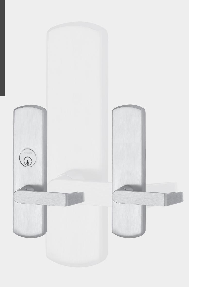 Von Duprin 990 Series Outside Trim Parts Manual 108725 image on page 1