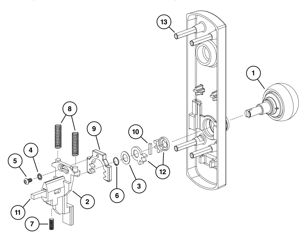 Von Duprin 990 Series Outside Trim Parts Manual 108725 image on page 11
