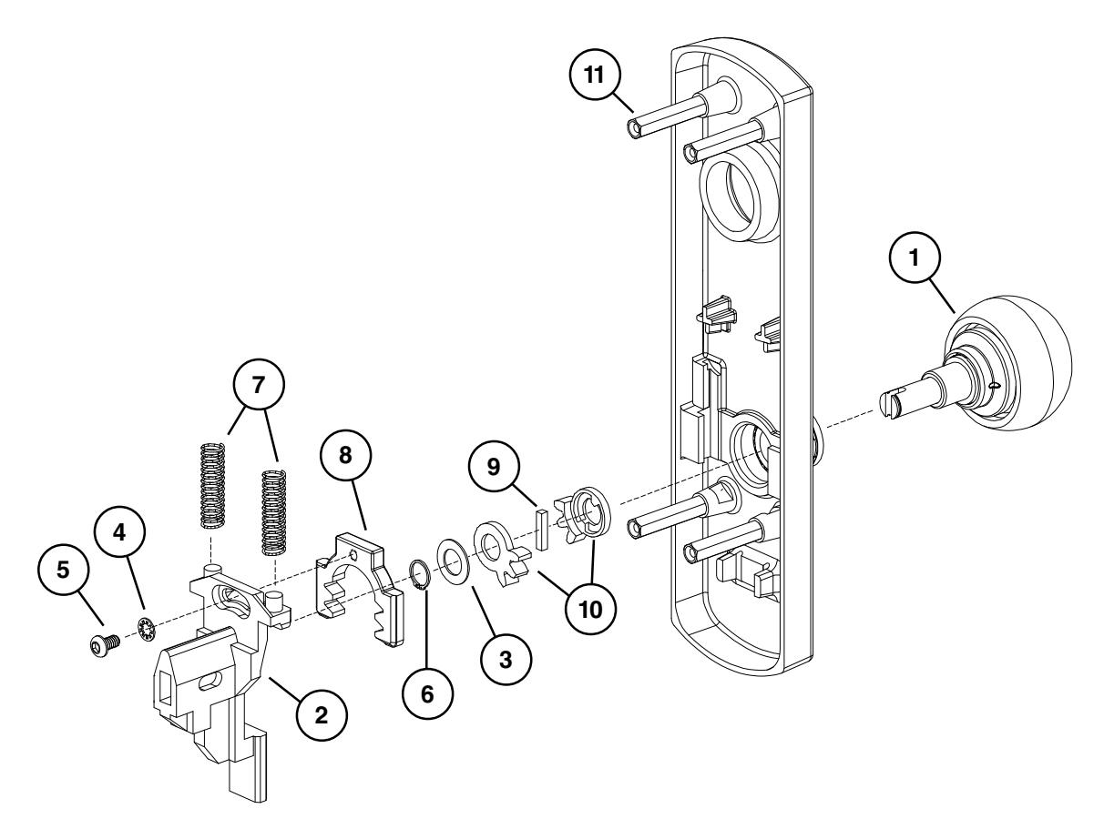Von Duprin 990 Series Outside Trim Parts Manual 108725 image on page 13