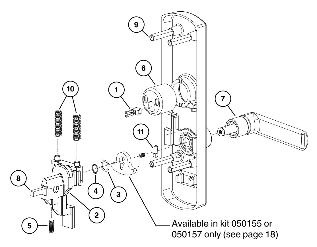Von Duprin 990 Series Outside Trim Parts Manual 108725 image on page 15