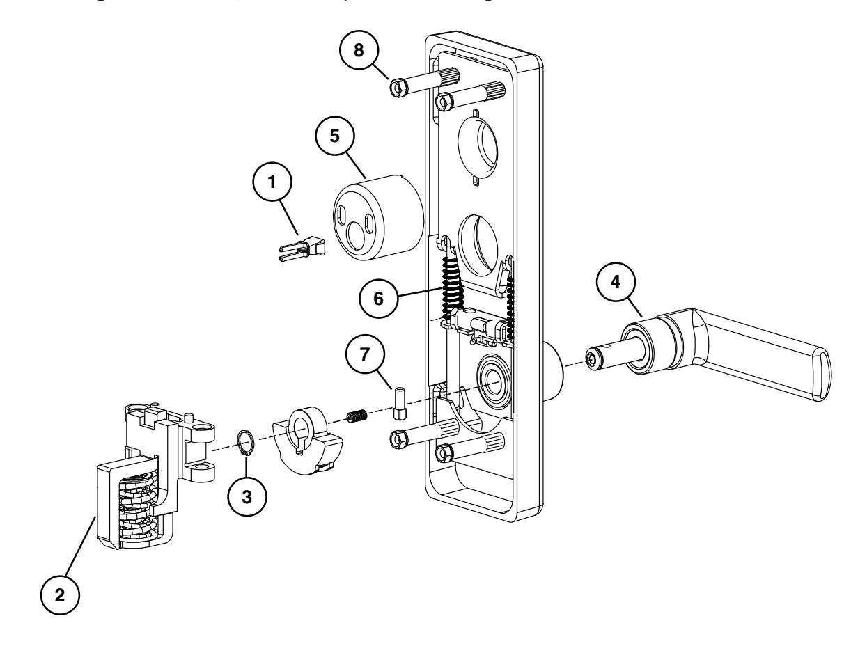 Von Duprin 990 Series Outside Trim Parts Manual 108725 image on page 22