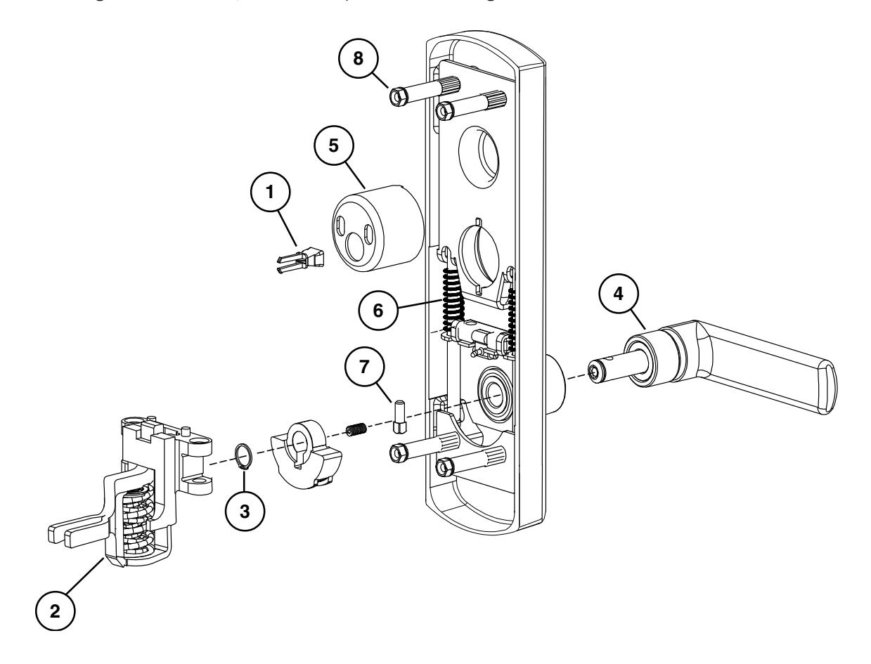 Von Duprin 990 Series Outside Trim Parts Manual 108725 image on page 23