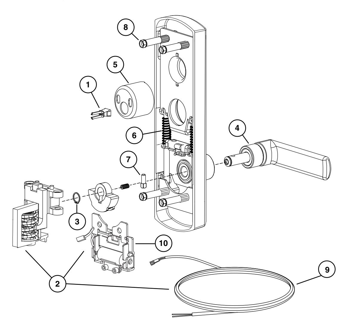 Von Duprin 990 Series Outside Trim Parts Manual 108725 image on page 26
