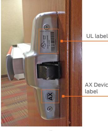 Von Duprin AX Quick Reference Card 110332 Data Sheet image on page 2