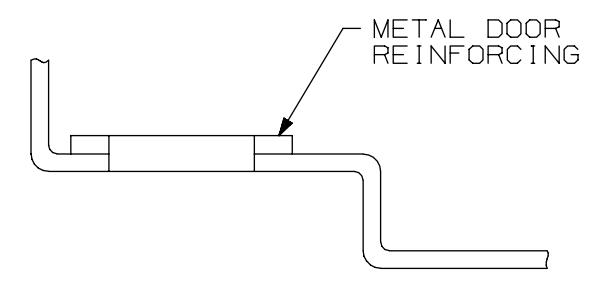 Von Duprin Aluminum Frame Preparation Used With 5547 For Metal Doors Template image on page 1