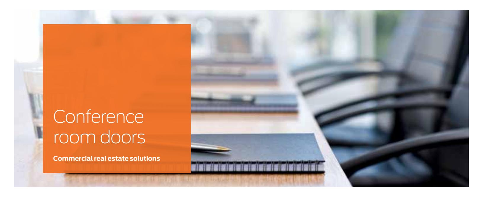 Von Duprin Commercial Solutions Conference Room Doors Solution Sheet 109133 image on page 1