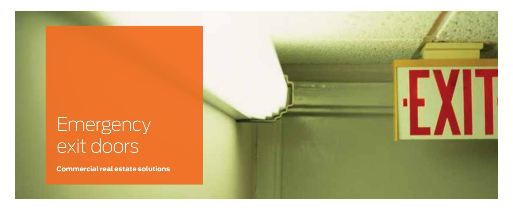 Von Duprin Commercial Solutions Emergency Exit Doors Solution Sheet 109134 image on page 1