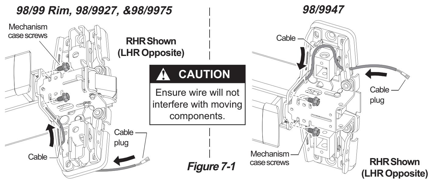 Von Duprin E996L Electric Locking Trim Installation Instruction 113206 image on page 5
