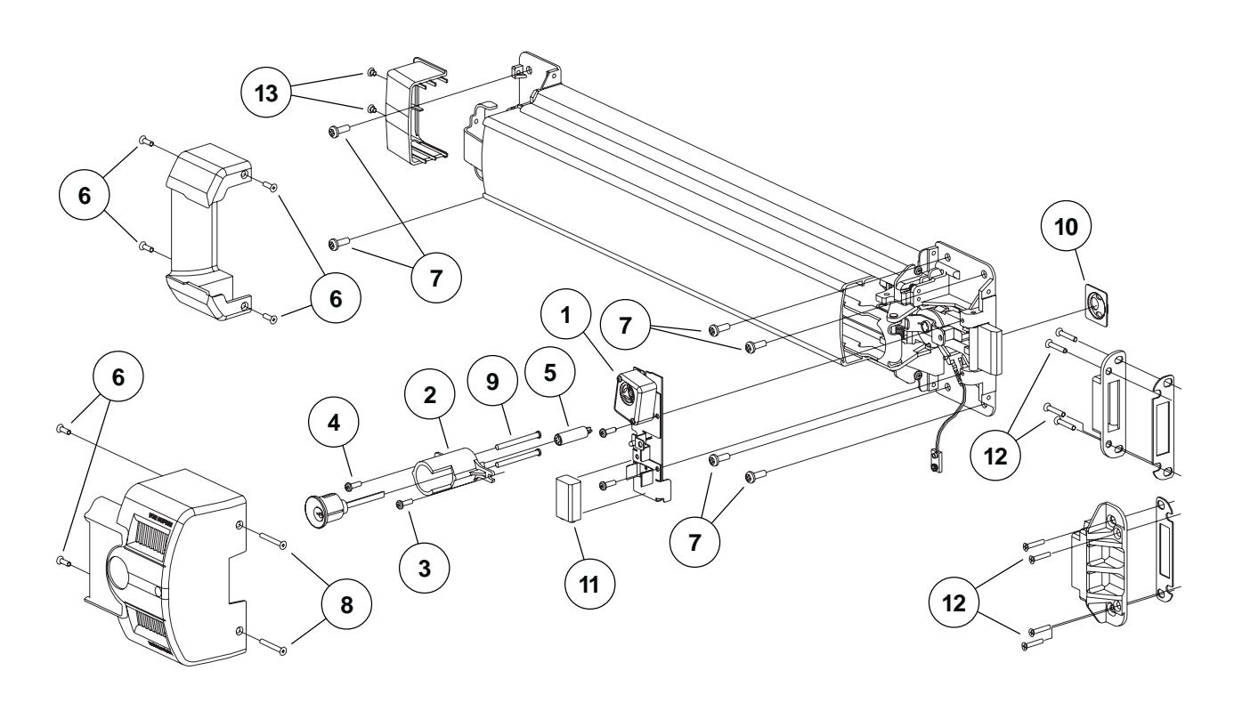 Von Duprin Guard X 2670 Exit Alarm Lock and 2609 Double Door Exit Alarm Lock Parts Manual 108462 image on page 4
