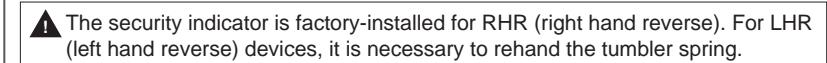 Von Duprin HD & CD Security Indicator Kit Installation Instruction 110838 image on page 5