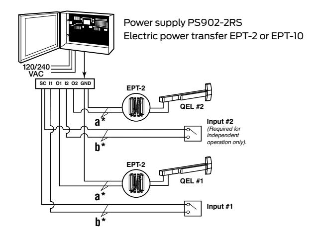 Von Duprin Quiet Electric Latch Retraction (QEL) Data Sheet diagram on page 2