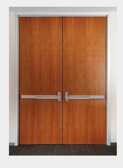 Von Duprin Wood Door Concealed Data Sheet 110621 image on page 1